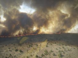 El fuego, que inició el sábado pasado, ha sido controlado en un 50 por ciento. REUTERS  /