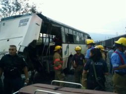 El accidente ocurrió en las vías del tren ubicadas en el crucero hacia Santa Fe y San Sebastián.  /