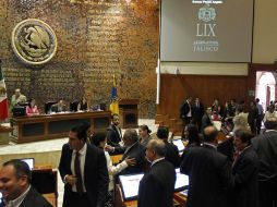 Los diputados locales suman iniciativas que pretenden aprobar al vapor. ARCHIVO  /