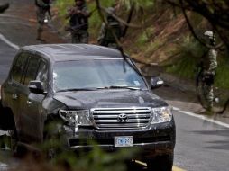 Los funcionarios viajaban en la carretera México-Cuernavaca cuando recibieron la agresión. AP  /