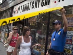 La Gran Manzana vive una jornada marcada por la tensión de los dispositivos de seguridad en la zona del Empire State. REUTERS  /