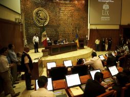 La sesión del Congreso inició con dos horas y media de retraso. ARCHIVO  /