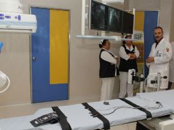 Inauguración de la sala de hemodinámica del Antiguo Hospital Civil.  /