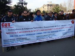 La CUT, fundada en septiembre de 1988, fue creada por el Comando Nacional de Trabajadores. ARCHIVO  /