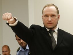 El extremista Anders Breivik fue condenado a la pena máxima de 21 años de cárcel prorrogables por los ataques en Noruega. AFP  /