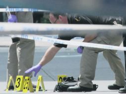 Acopio de información.- Las autoridades descartaron que el hecho estuviera vinculado con una amenaza terrorista. AFP  /