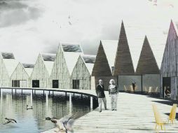 De España es el equipo autor del proyecto ganador. IMAGEN DE UN RENDER  /