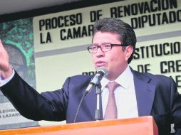 El diputado electo Ricardo Monreal ofreció una conferencia de prensa para informar de nuevas acciones del Movimiento Progresista.EL UN  /