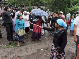 Por segunda semana consecutiva, el grupo religioso no permitió que los menores tengan clases. EL UNIVERSAL  /