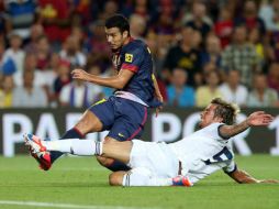 Pedro en el partido del jueves pasado entre Barcelona y Real Madrid. Imagen de FCBarcelona. ESPECIAL  /