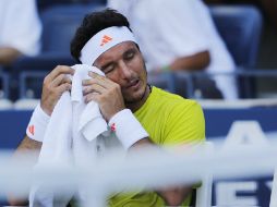 Juan Mónaco no puedo encontrar un buen desempeño en su priemr partido del US Open. AP  /