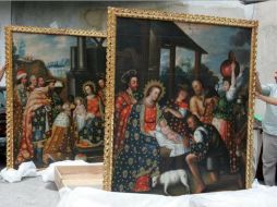 Este estilo, se reconoce por representar en tonos ocre pasajes bíblicos en territorio americano. ESPECIAL  /