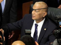 El regreso de Alonso Lujambio a la escena pública, marcó la toma de protesta de la la 62 Legislatura en el Senado. EL UNIVERSAL  /