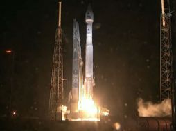 El lanzamiento se produjo a las 08.05 GMT después de dos aplazamientos la semana pasada. AP  /