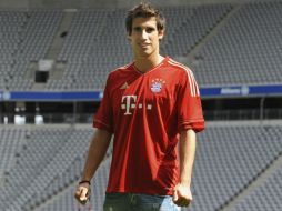 El español Javi Martínez, durante su presentación como nuevo jugador del Bayern de Munich. EFE  /