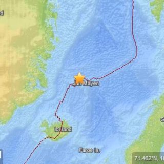 Poderoso terremoto de 6.6 grados cerca de Groenlandia