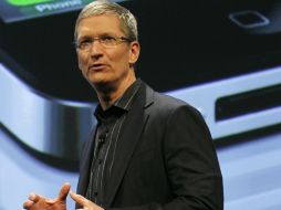 Los dos presidentes conversaron vía telefónica la semana pasada. En la imagen, Tim Cook. ARCHIVO  /