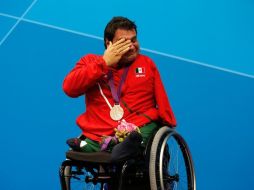 Arnulfo Castorena le dio a México su primera presea en los Juegos Paralímpicos de Londres 2012. REUTERS  /