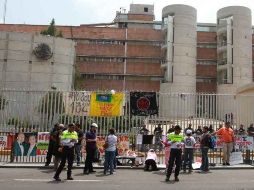 La denominada marcha fúnebre del movimiento #YoSoy132 se dirige al TEPJF. NTX  /