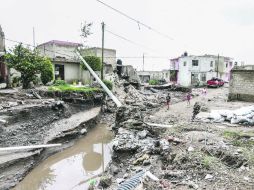 Estado en el que se encuentran algunas zonas de Arenales Tapatíos, en Zapopan.  /