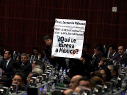 Destacar el fallo del TEPJF provocó que se enfrentaran a gritos priistas y legisladores de la izquierda. EL UNIVERSAL  /