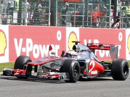 McLaren durante la carrera. REUTERS  /