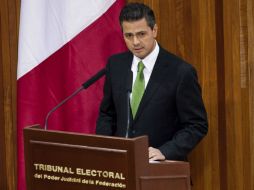 El ex gobernador mexiquense exhortó a los legisladores a trabajar juntos a favor del país. ARCHIVO  /