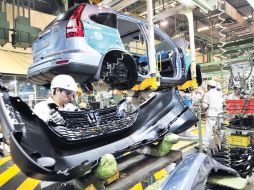 AUTOS. El sector captó 1,188 millones de dólares en enero-junio. ESPECIAL  /