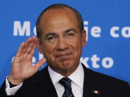 Con tintes más de despedida, que de informe, el Presidente Calderón dio un mensaje con motivo de su sexto año de gestión. REUTERS  /