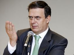 Marcelo Ebrard señala que aún es muy temprano para hablar del 2018, en relación a sus aspiraciones presidenciales. ARCHIVO  /