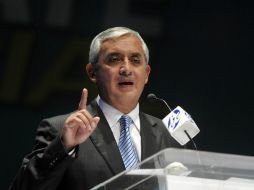 El presidente de Guatemala, Otto Pérez. ARCHIVO  /