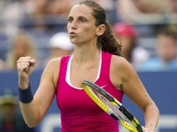 La italiana Roberta Vinci durante el match contra Radwanska. AFP  /