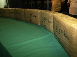 La Policía Federal puso la droga a disposición del Agente del Ministerio Público de la Federación. ARCHIVO  /