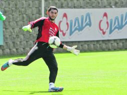 El portero jalisciense del Cruz Azul, Jesús Corona, atendió el llamado al Tricolor. MEXSPORT  /