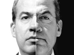 Del lado izquierdo se le observa recién asumió el cargo; del derecho, cómo está actualmente.  /