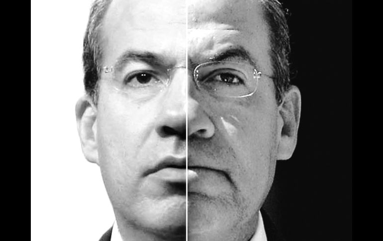 Del lado izquierdo se le observa recién asumió el cargo; del derecho, cómo está actualmente.  /