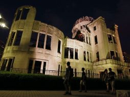 La Cúpula Genbaku, símbolo de la ciudad, en el Parque de la Paz de Hiroshima, obra de Kenzo Tange (N. 1913). ARCHIVO  /