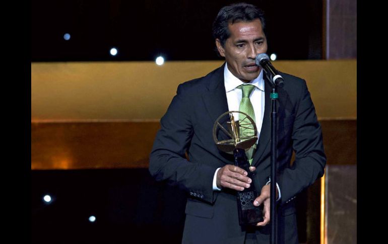 Galindo fue premiado anoche con el Balón de Oro. MEXSPORT  /