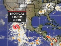 La UEPC alertó a los habitantes costeros sobre la tormenta tropical ''John'', pues podría ocasionar inundaciones. ESPECIAL  /
