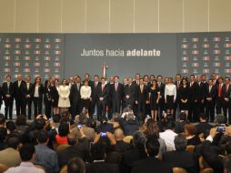 Enrique Peña Nieto presentó a quienes integrarán su equipo de transición. NOTIMEX  /