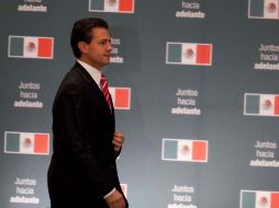 Peña Nieto dijo que será previo al inicio del nuevo sexenio que dará a conocer su gabinete. NTX  /