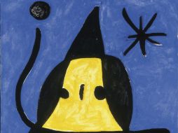 Una de las obras de Joan Miró. ARCHIVO  /