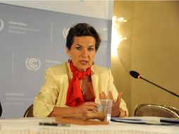Christiana Figueres durante la Conferencia de Cambio Climático 2012. ESPECIAL  /