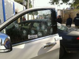 La Policía municipal resguardó la escena del crimen.  /