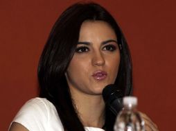 La actriz Maite Perroni es una de las personalidades que apoya a FUCAM y a la campaña ''Está en tus manos''. ARCHIVO  /