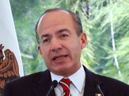 El Presidente Felipe Calderón arrancará formalmente el periodo de transición. ARCHIVO  /