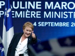 Aún no se sabe si Pauline Marois, premier de Québec, era el objetivo del sospechoso. AP  /