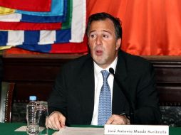 José Antonio Meade realizó una conferencia de prensa con motivo del VI Informe de Gobierno. NTX  /