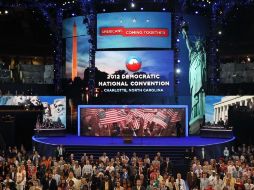 Segundo día de actividades de la Convención Nacional Demócrata. AFP  /