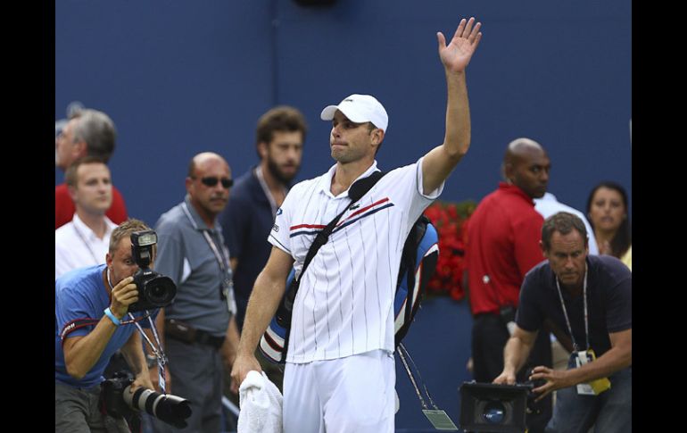 Andy Roddick se despide del tenis en el US Open. REUTERS  /